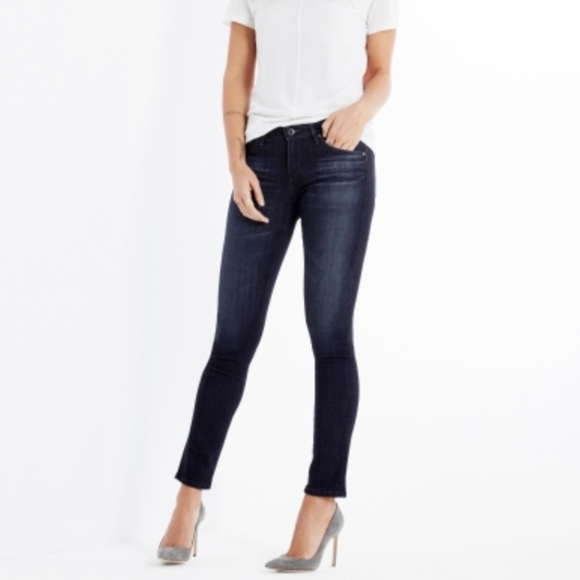 Ag Adriano Goldschmied Denim - AG the stilt cigarette roll up skinny Jean